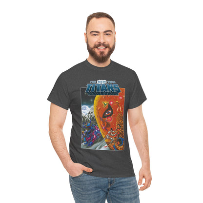 New Teen Titans T-Shirt - George Perez Art - Judas Contract - Deathstroke, Nightwing, Terra, Jericho, Raven, Cyborg, Wonder Girl - DC Comics