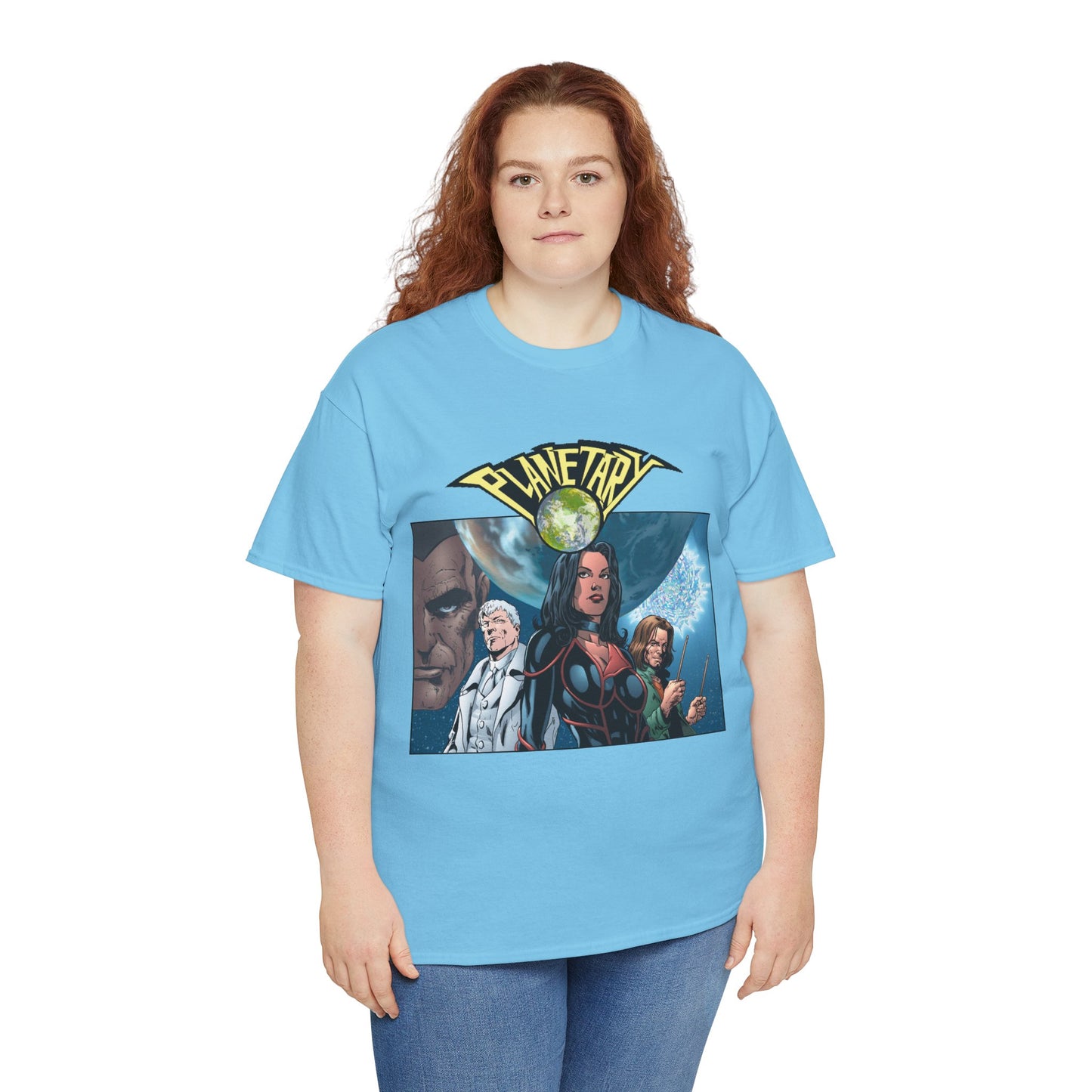 Planetary T-Shirt - Phil Jimenez Art - The Drummer, Jakita Wagner & Elijah Snow - DC Comics/Wildstorm - Ellis Story
