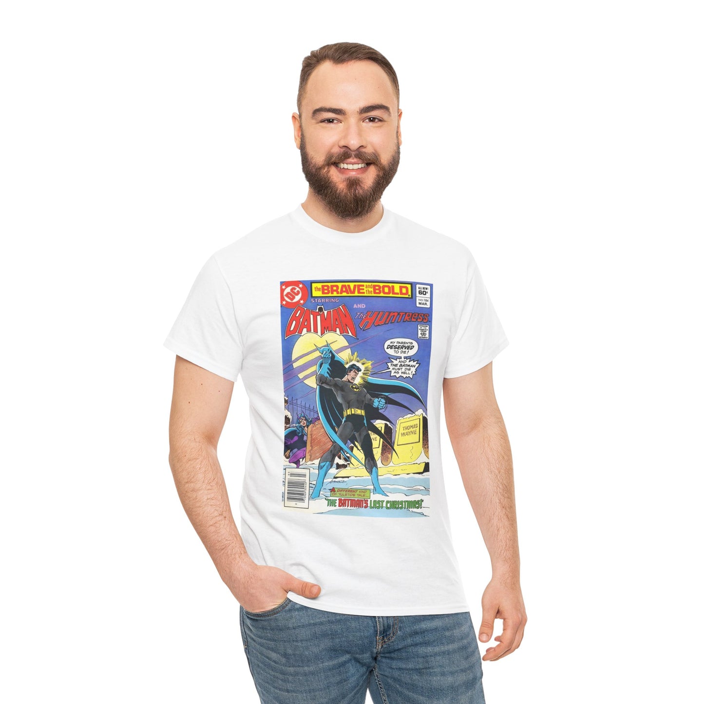 Brave & the Bold #184 T-Shirt - Batman & Earth-2 Huntress - DC Comics