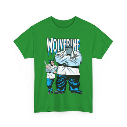 Wolverine & Hulk T-Shirt - Patch & Joe Fix-It - John Buscema Art - Logan in Madripoor - X-Men Character in Solo Adventure - Marvel Comics
