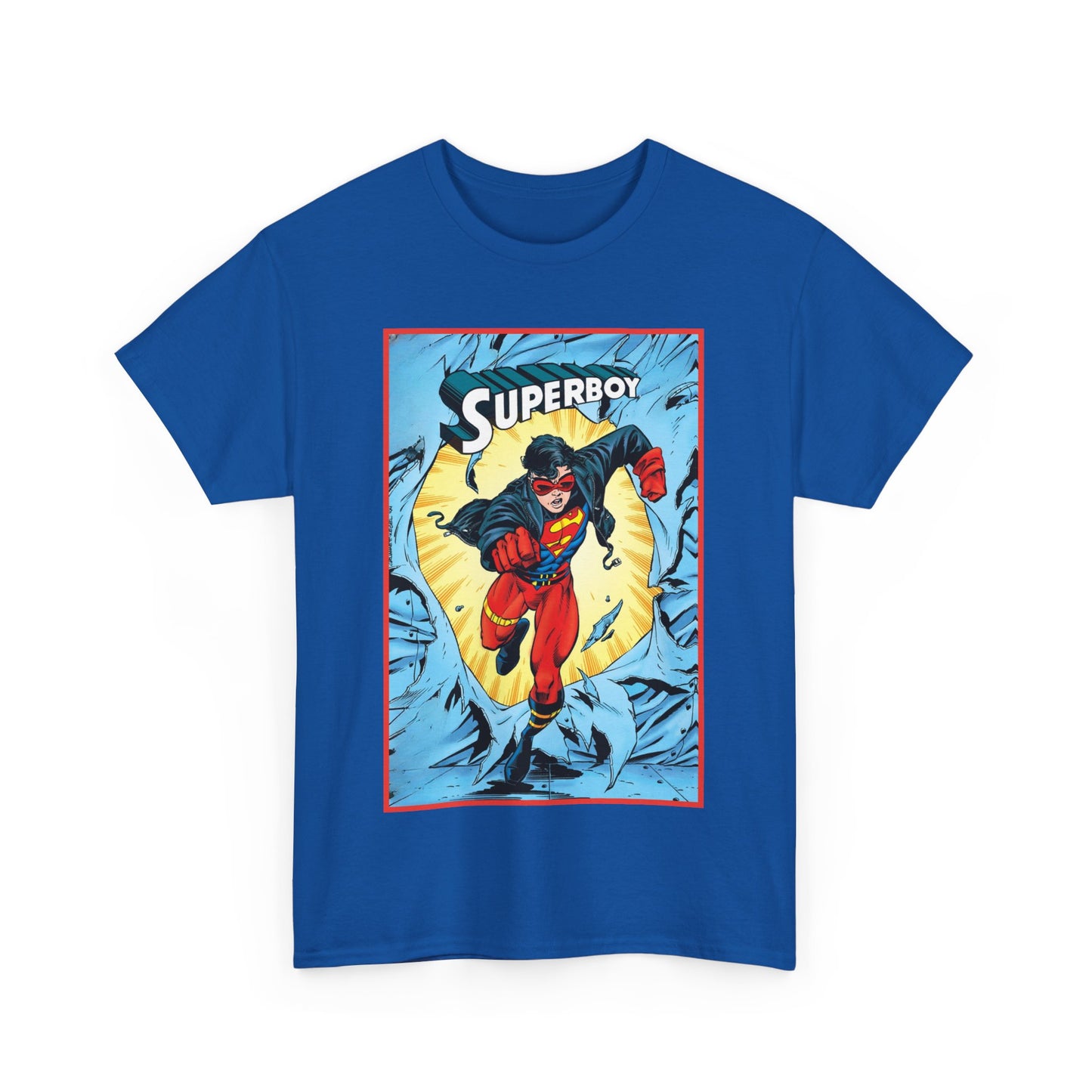Superboy T-Shirt - Tom Grummett Art - Reign of the Supermen Storyline from the 1990s - Kon-El, Connor Kent - Superman Family - DC Comics