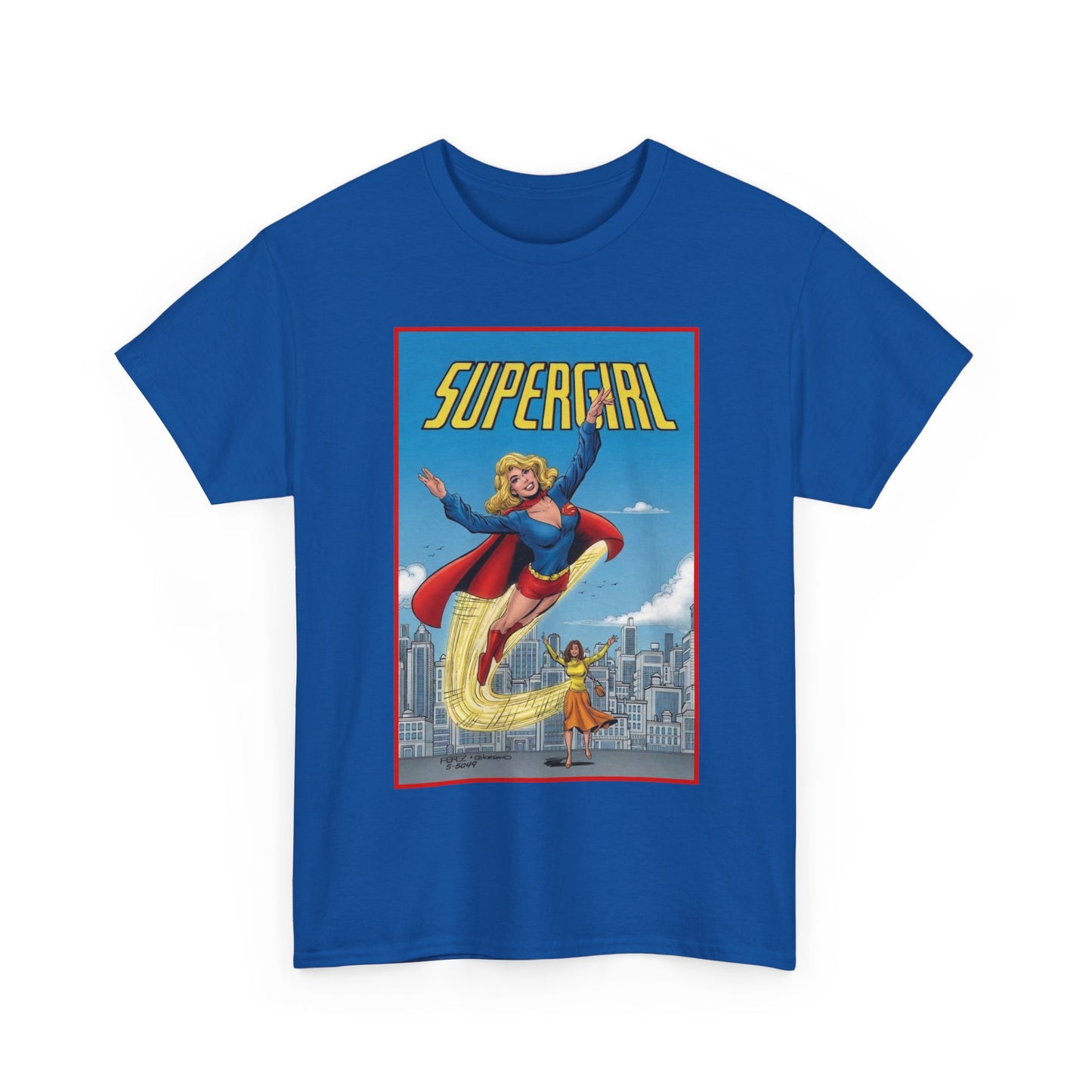 Supergirl T-Shirt - George Perez Art - Kara, Maid of Might - 2026 Movie - DC Comics