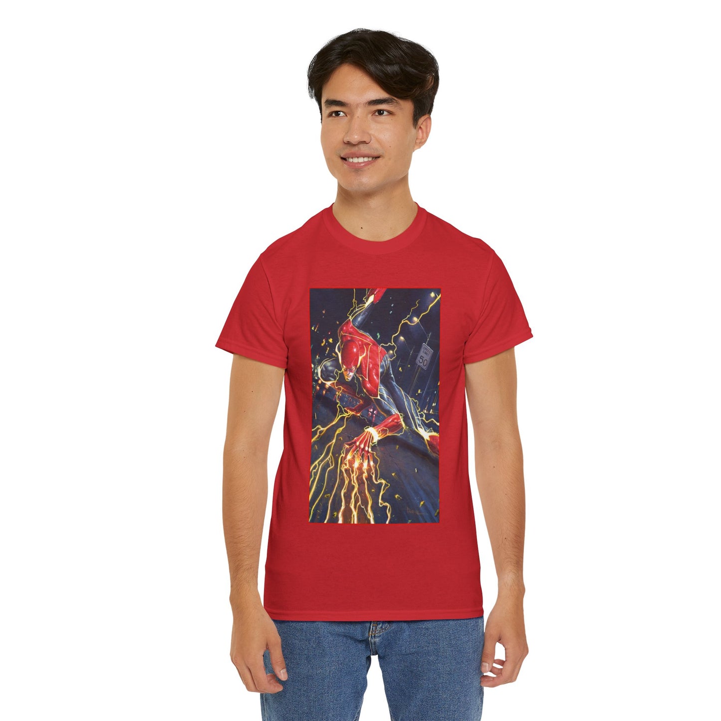 Flash T-Shirt - Davide Paratore Art - DC Comics