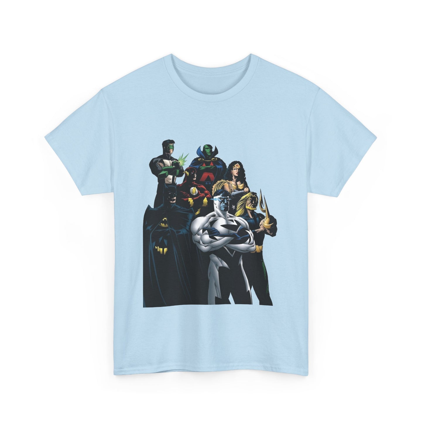 JLA T-Shirt - Howard Porter Art - Superman, Batman, Wonder Woman, Flash - DC Comics