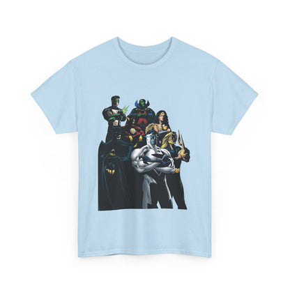 JLA T-Shirt - Howard Porter Art - Superman, Batman, Wonder Woman, Flash - DC Comics