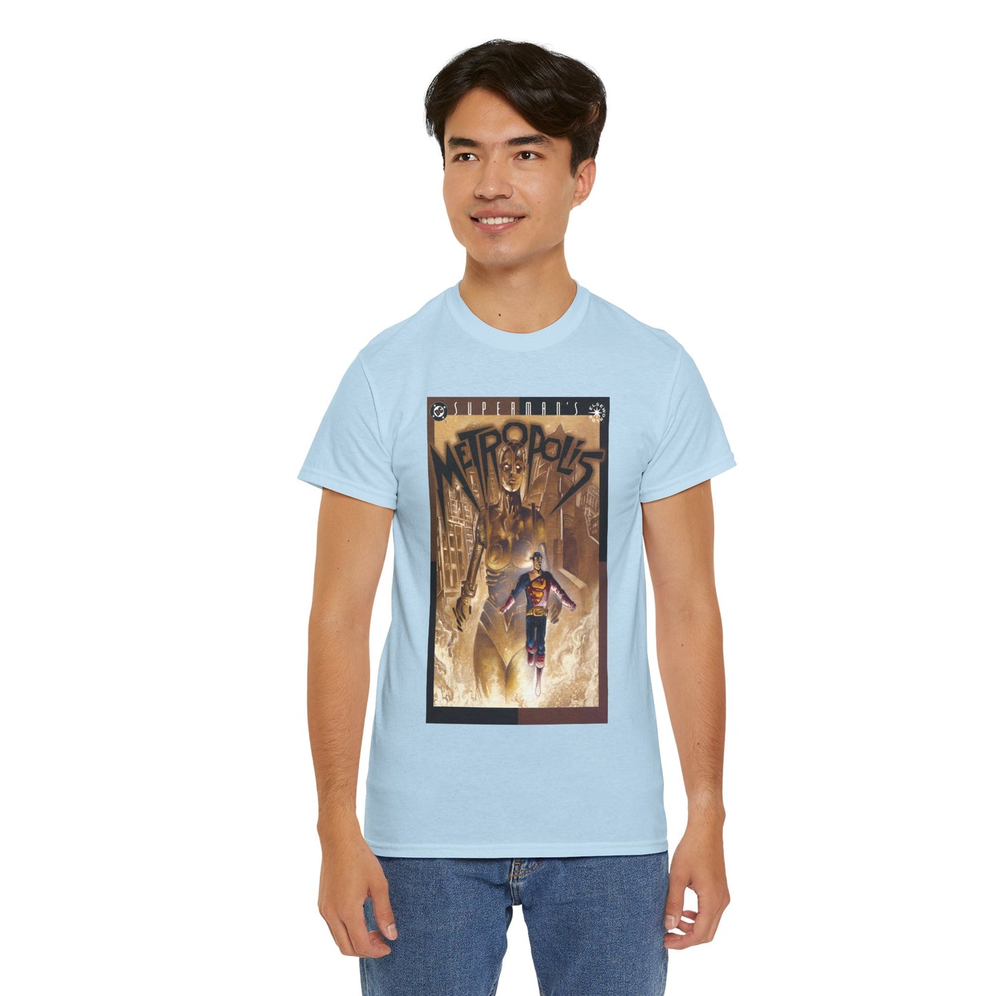 Superman's Metropolis T-Shirt - Ted McKeever Art - Elseworlds Art Based on Fritz Lang's Movie - DC Comics