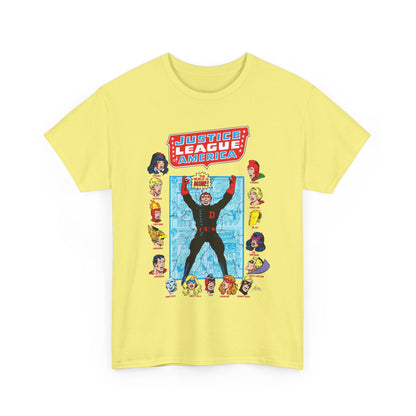 Justice League of America T-Shirt - George Perez Art - Justice Society, All-Star Squadron Team-Up DC Comics