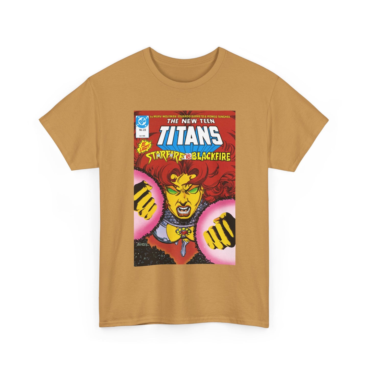 Starfire T-Shirt - George Perez Art - New Teen Titans #23 Cover - DC Comics