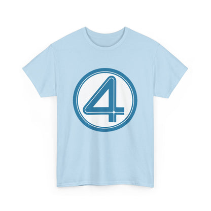 Fantastic Four Logo T-Shirt - New Marvel Movie 2025 - MCU - Pedro Pascal - 4 - Marvel Comics - Reed Richards