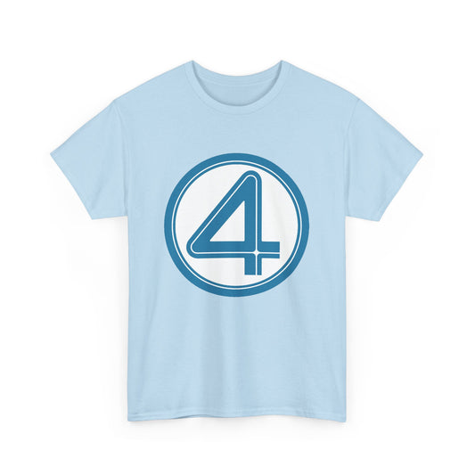 Fantastic Four Logo T-Shirt - New Marvel Movie 2025 - MCU - Pedro Pascal - 4 - Marvel Comics - Reed Richards