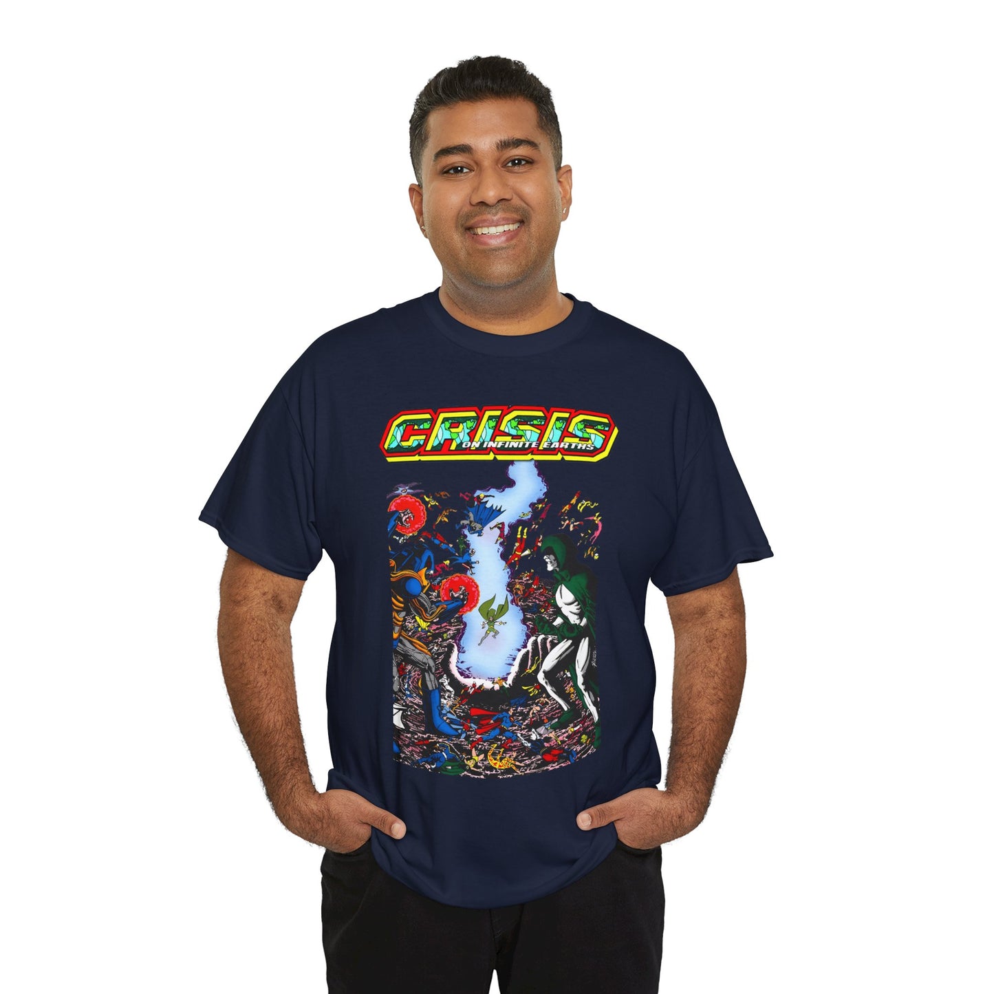 Crisis on Infinite Earths T-Shirt - George Perez Art - #10 Cover - Spectre Vs Anti-Monitor - DC Comics