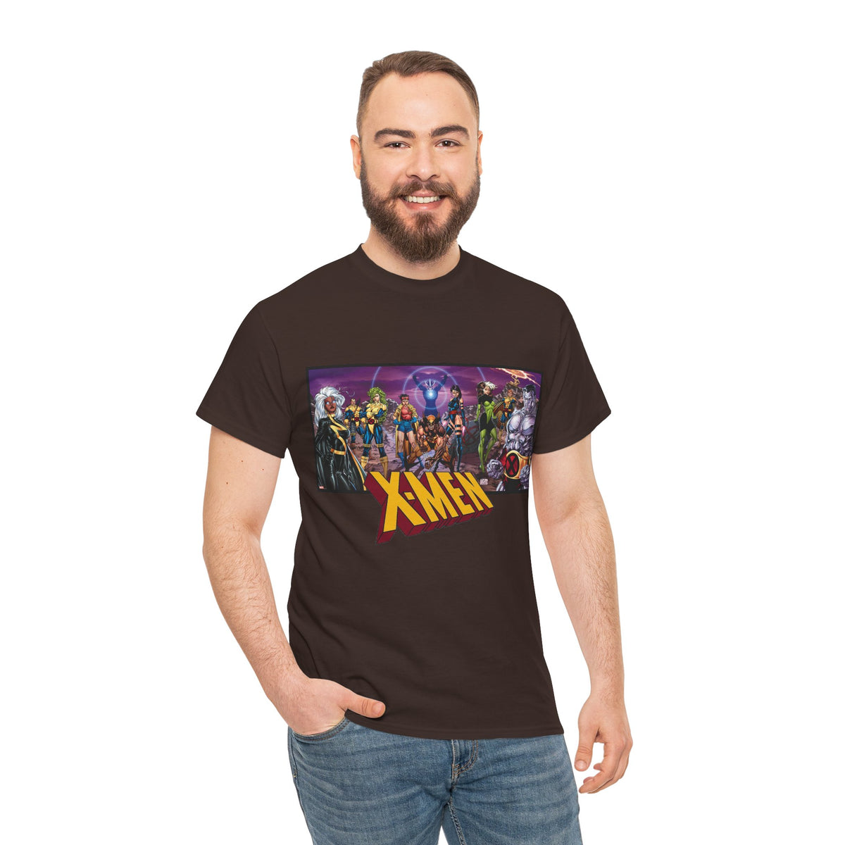 X-Men T-Shirt - Jim Lee Art - Wolverine, Storm, Colossus, Psylocke, Rogue, Forge - Marvel Comics