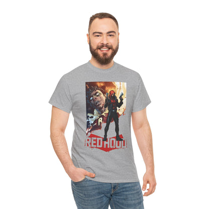 Red Hood T-Shirt - Jim Lee Art - Jason Todd, Batman Sidekick - Gotham Hero - DC Comics