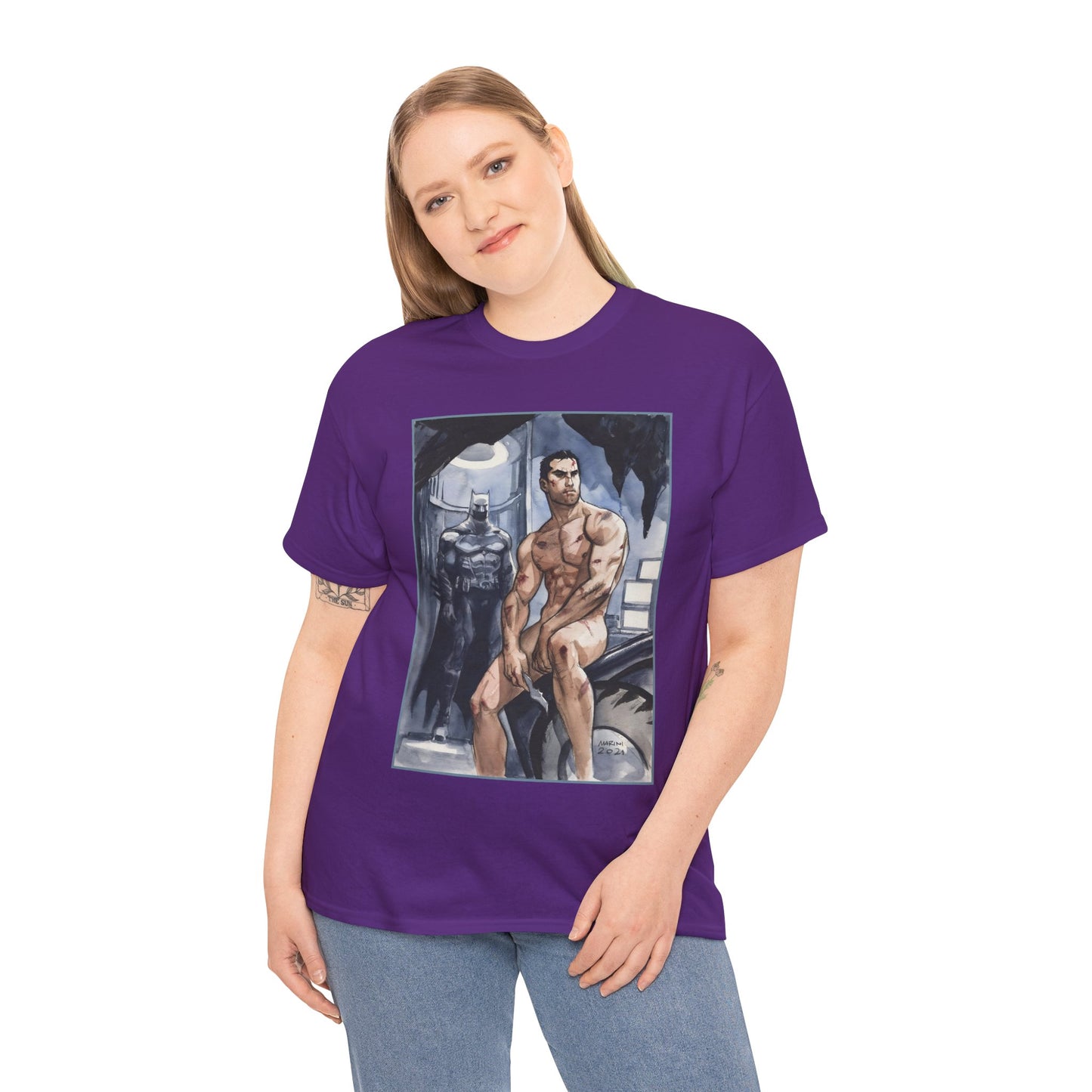 Batman in the Buff T-Shirt - DC Comics