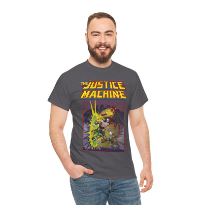 Justice Machine T-Shirt - John Byrne Art - Comico Comics