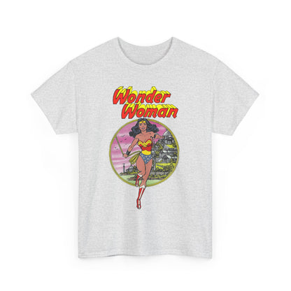 Wonder Woman T-Shirt - George Perez Art - Justice League 1980s Postcard Set - JLA Member - Diana from Themyscira - DC Comics