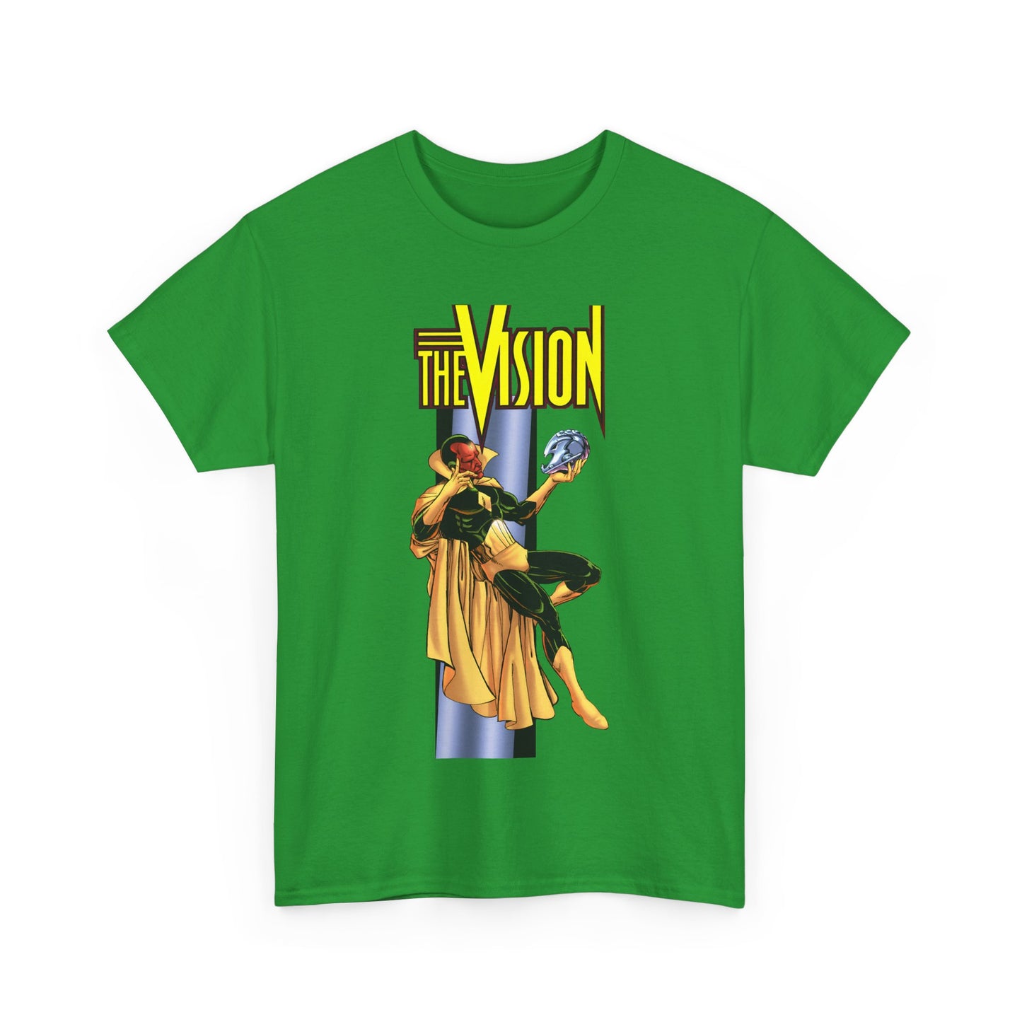 Vision T-Shirt - George Perez Art - Built by Ultron - Avengers Member - Marvel Comics