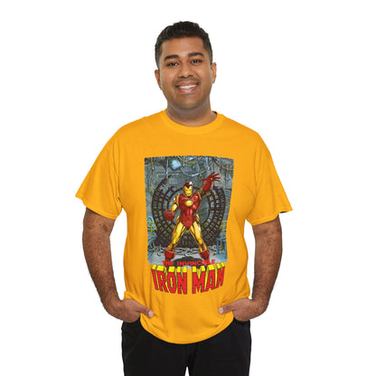 Iron Man T-Shirt - Bob Layton Art - Tony Stark Armor - Avengers Member & Leader - Marvel Comics