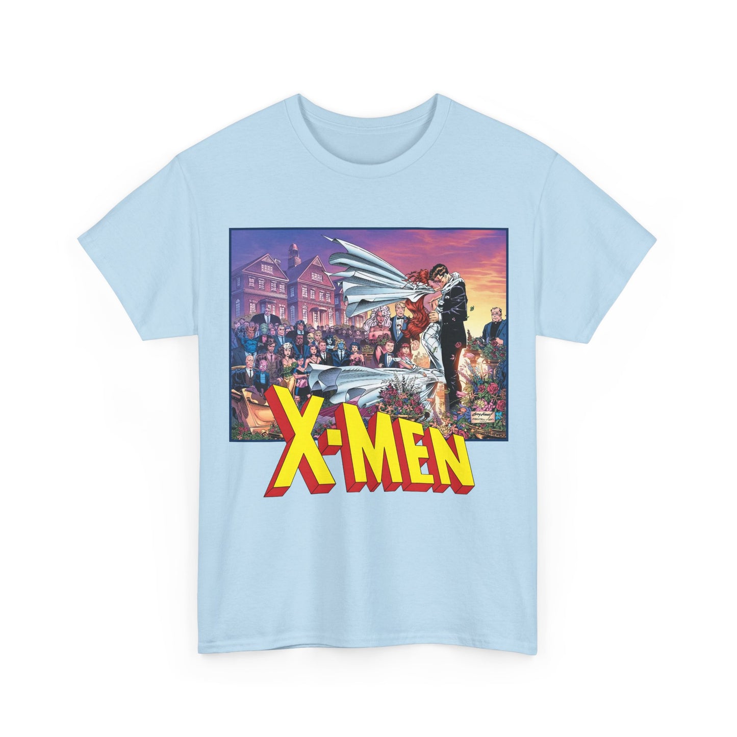 X-Men T-Shirt - Andy Kubert Art - Wedding of Scott & Jean Grey - Marvel Comics