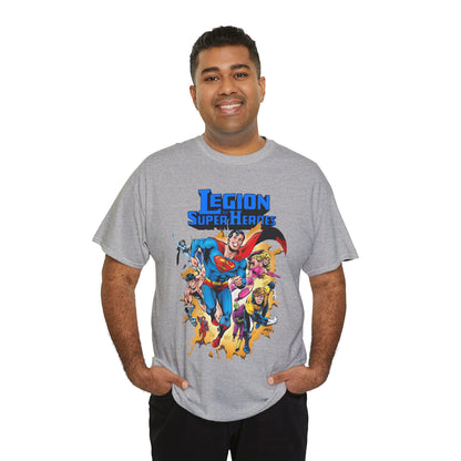 Superboy & Legion of Super-Heroes T-Shirt - Joe Staton Art - DC Comics