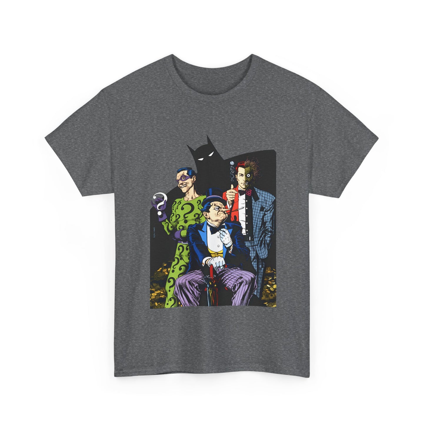 Riddler, Two-Face, Penguin T-Shirt - Brian Bolland Art - DC Comics