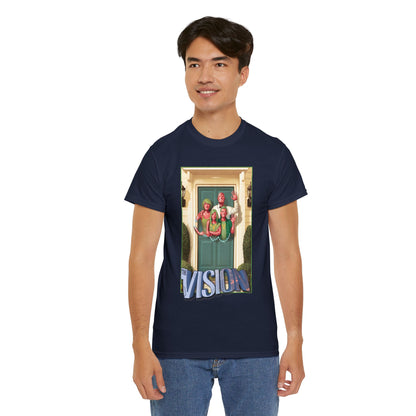 Vision T-Shirt - Mike Del Mundo Art - Avengers Member - The Visions Family - Tom King Story - Future MCU Series - Marvel Comics