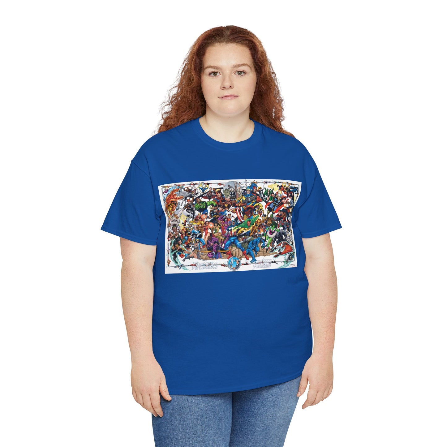 Avengers T-Shirt - George Perez Art - Poster Art of Basically Every Avenger - Marvel Comics
