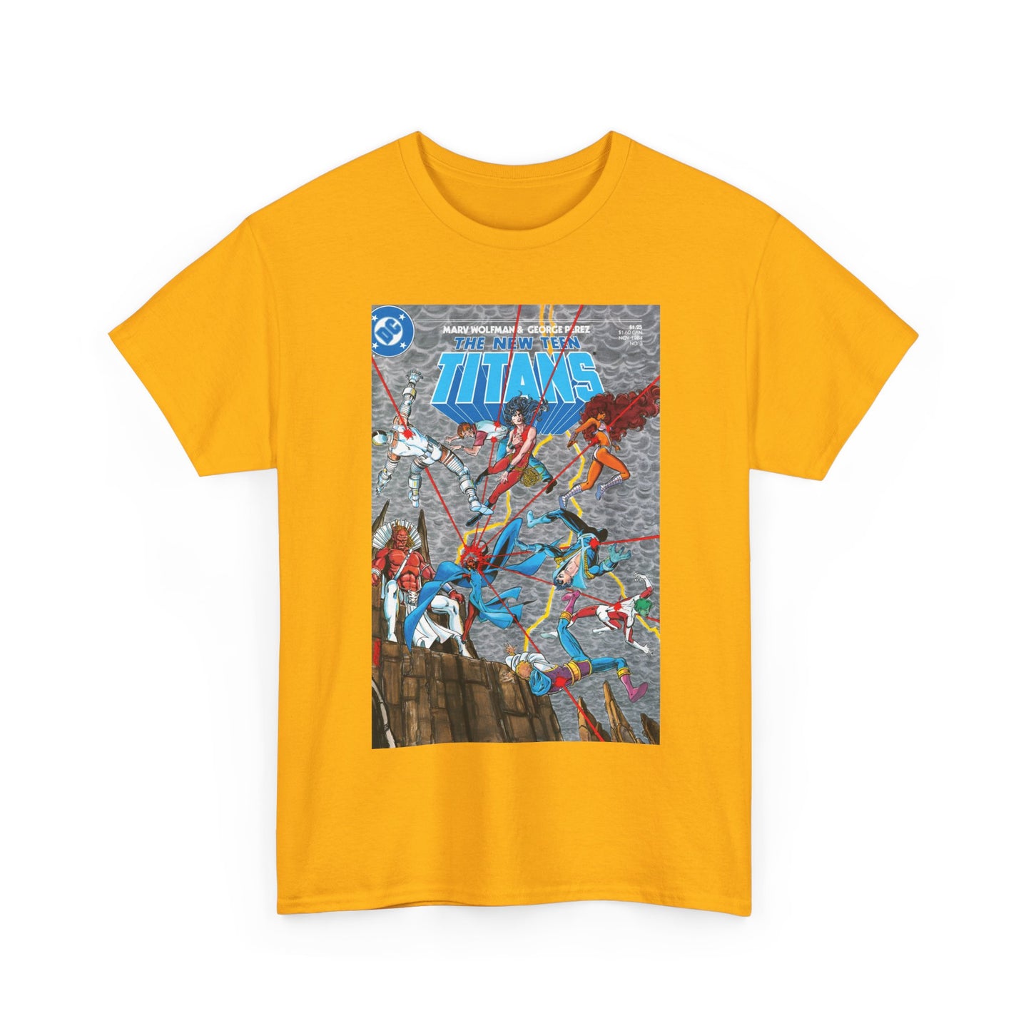 New Teen Titans T-Shirt - George Perez Art - Trigon the Terrible - DC Comics