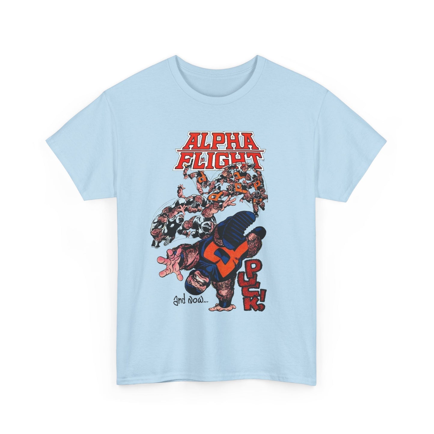 Puck T-Shirt - John Byrne Art - Alpha Flight Member - Marvel Comics