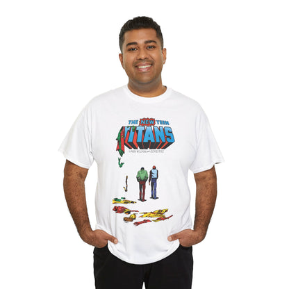 New Teen Titans T-Shirt - George Perez Art - Robin, Kid Flash Quitting - #39 Cover - DC Comics