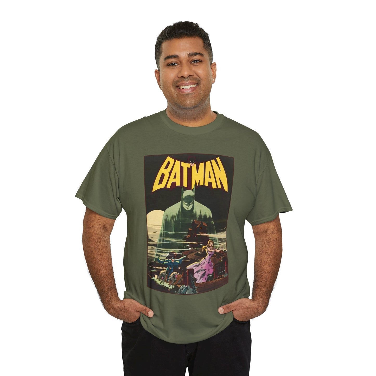 Batman T-Shirt - Neal Adams Art - #227 Cover - The Demon of Gothos Mansion! - DC Comics