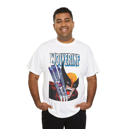 Wolverine T-Shirt - Amazing Todd McFarlane Art - Classic Image Vs Incredible Hulk - Marvel Comics - Logan