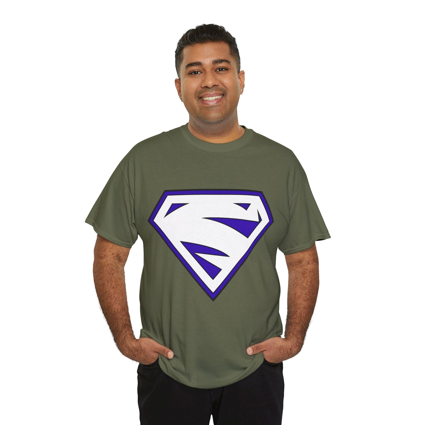 Electric Superman Logo T-Shirt - Clark Kent - Man of Steel - DC Comics - 1990s Storyline