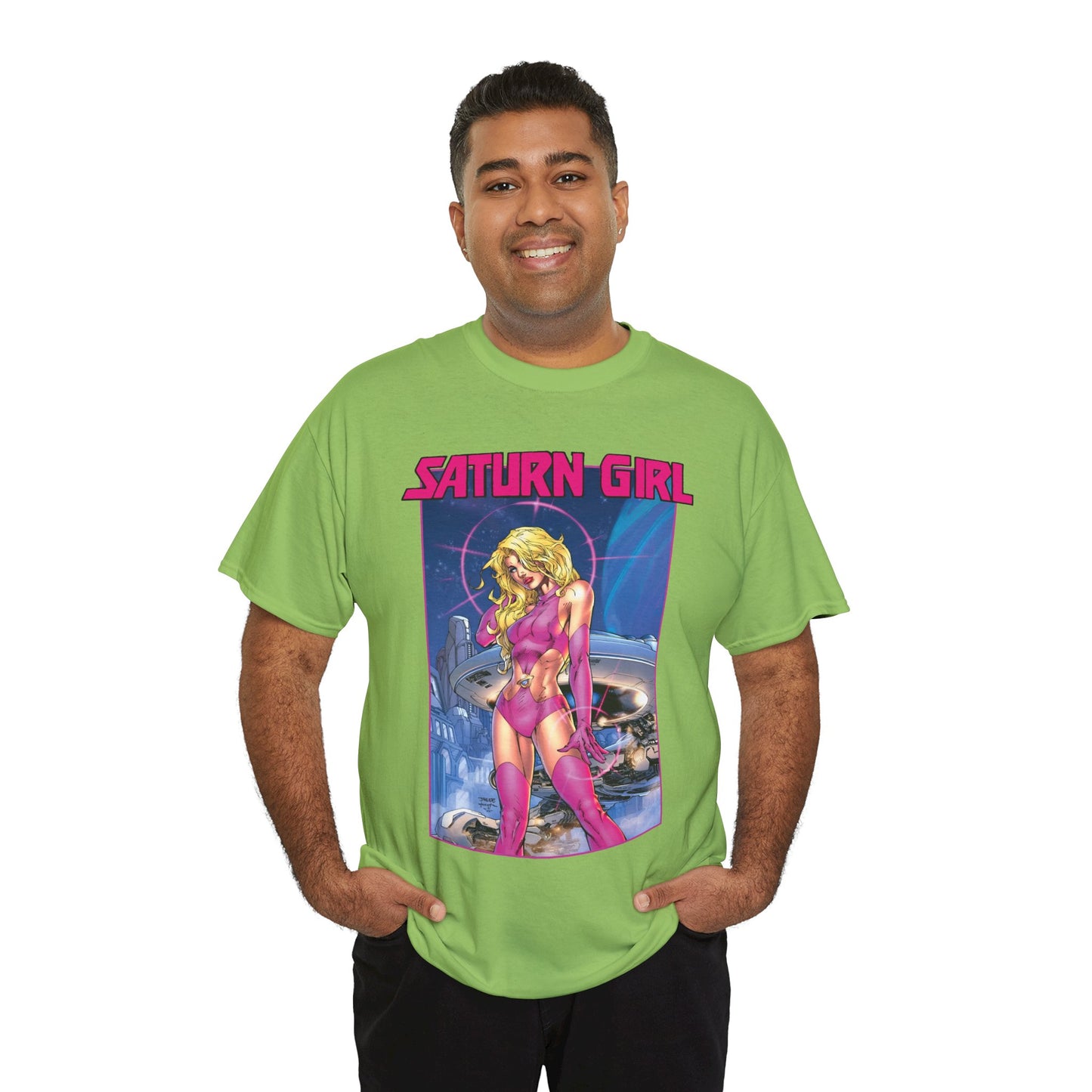 Saturn Girl T-Shirt - Jim Lee Art - Legion of Super-Heroes Founding Member - DC Comics