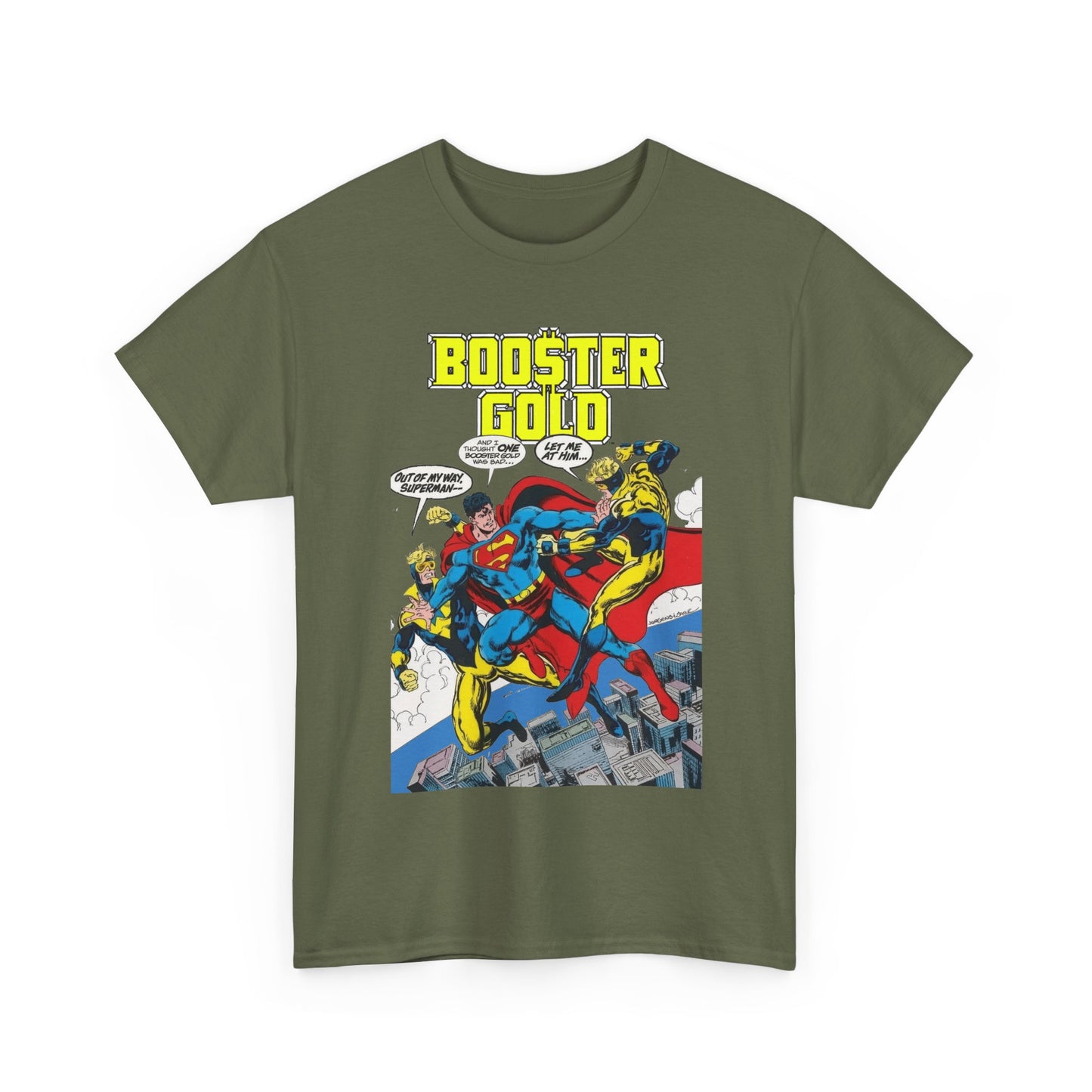 Booster Gold T-Shirt - Dan Jurgens & John Byrne Art - Superman - DC Comics