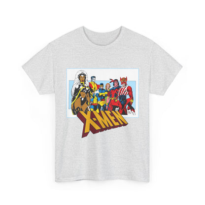 X-Men T-Shirt - Arthur Adams Art - Cyclops, Nightcrawler, Storm, Wolverine, Thunderbird, Sunfire, Banshee - Marvel Comics