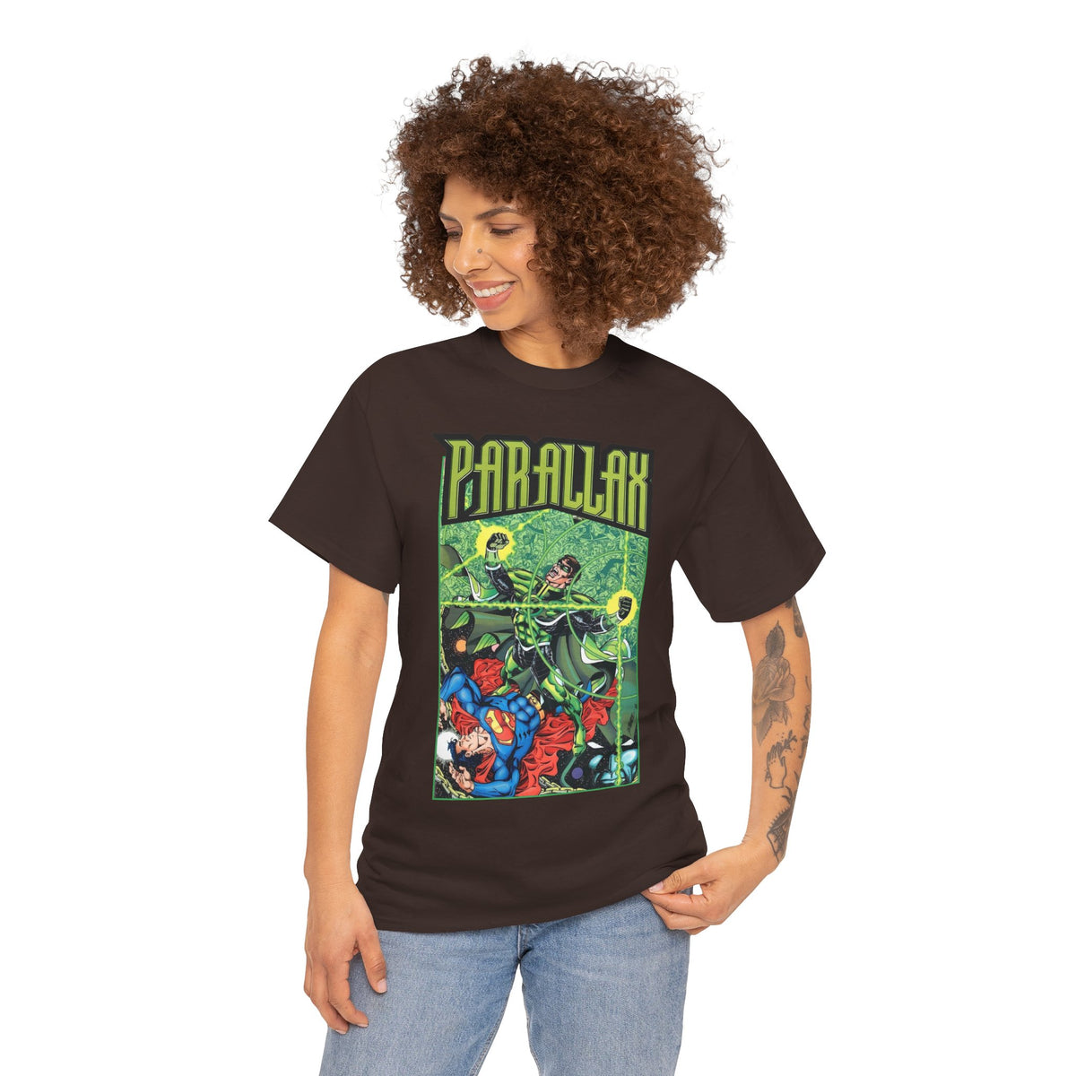 Parralax T-Shirt - George Perez Art - Reign of the Supermen Story - DC Comics