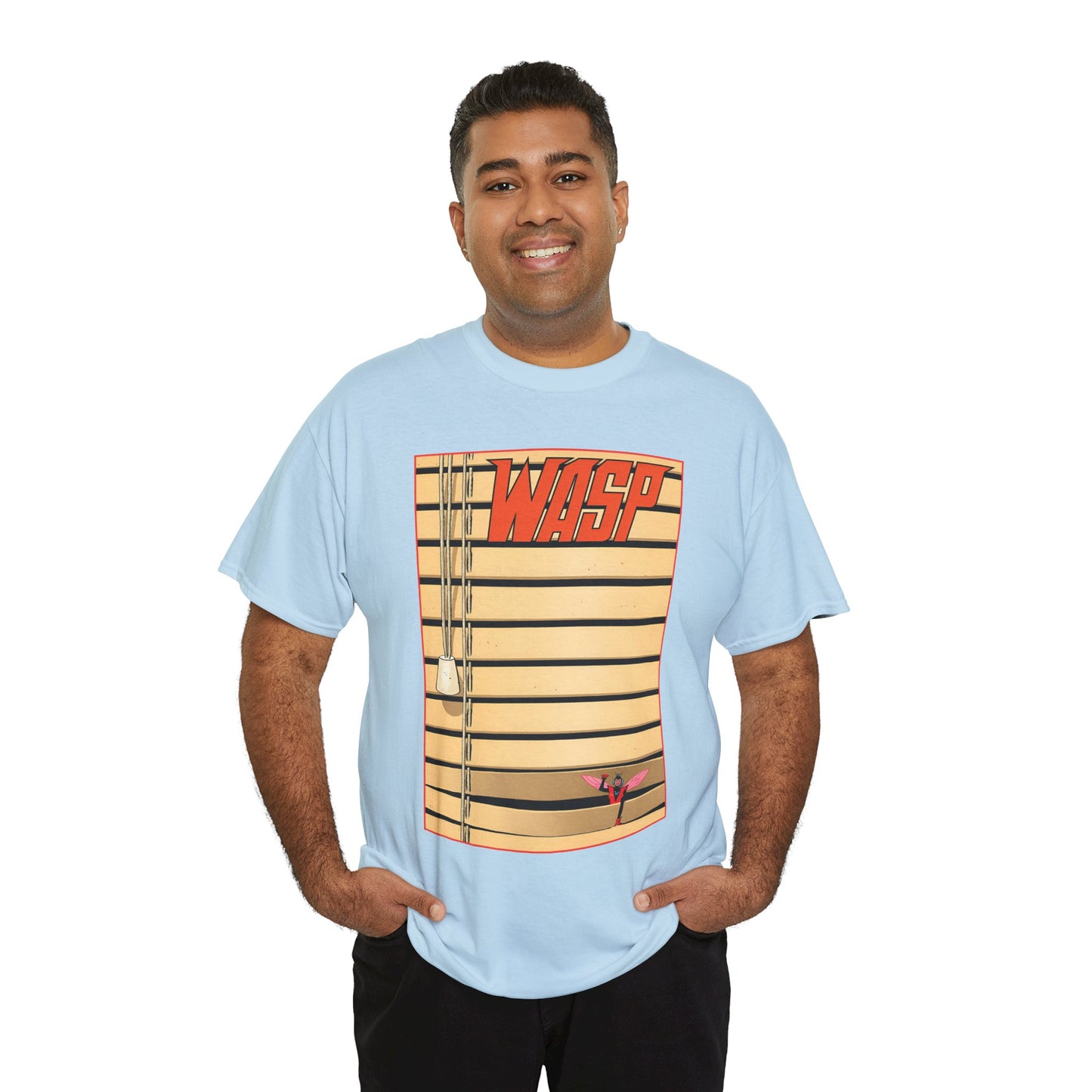 Wasp T-Shirt - Tom Reilly "Windowshades" Cover Art - Avengers Founding Member - Marvel Comics