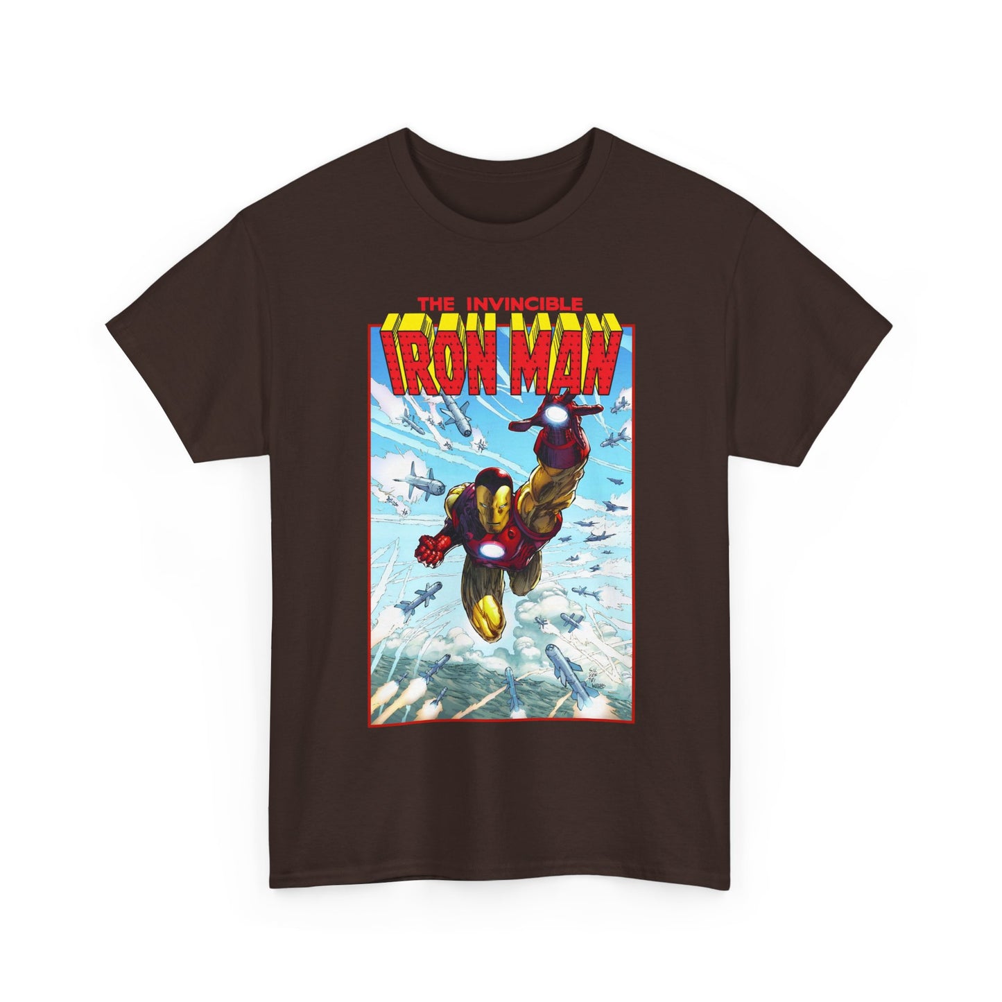 Iron Man T-Shirt - Marc Silvestri Art - Tony Stark Armor - Avengers Member & Leader - Marvel Comics