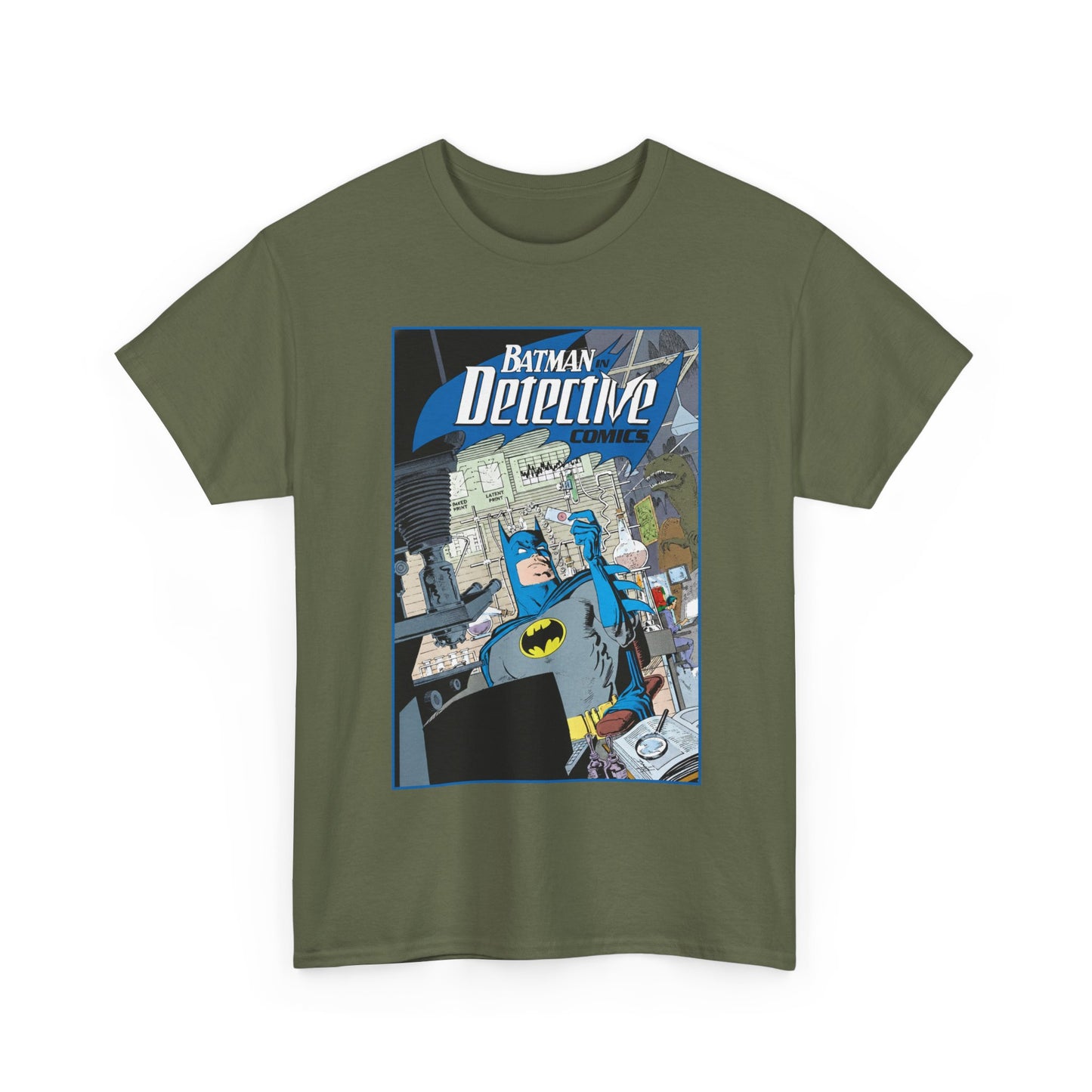 Detective Comics #619 T-Shirt - Norm Breyfogle Art - Batman in His Lab - DC Comics
