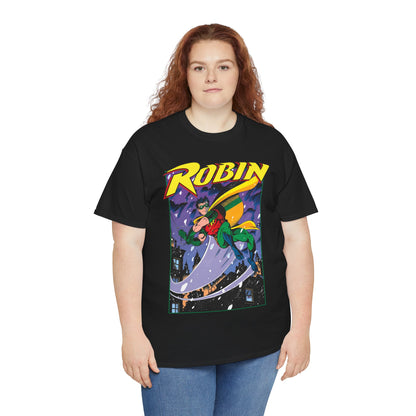 Robin T-Shirt - Tom Grummett Art - Tim Drake, Batman Family, Gotham City - DC Comics