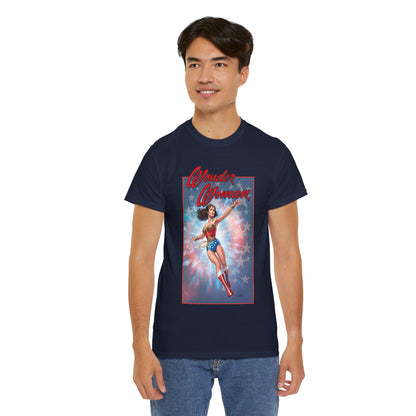 Wonder Woman '77 T-Shirt - Nicola Scott Art - Comic Book Based on the 1970s TV Series with Lynda Carter - DC Comics