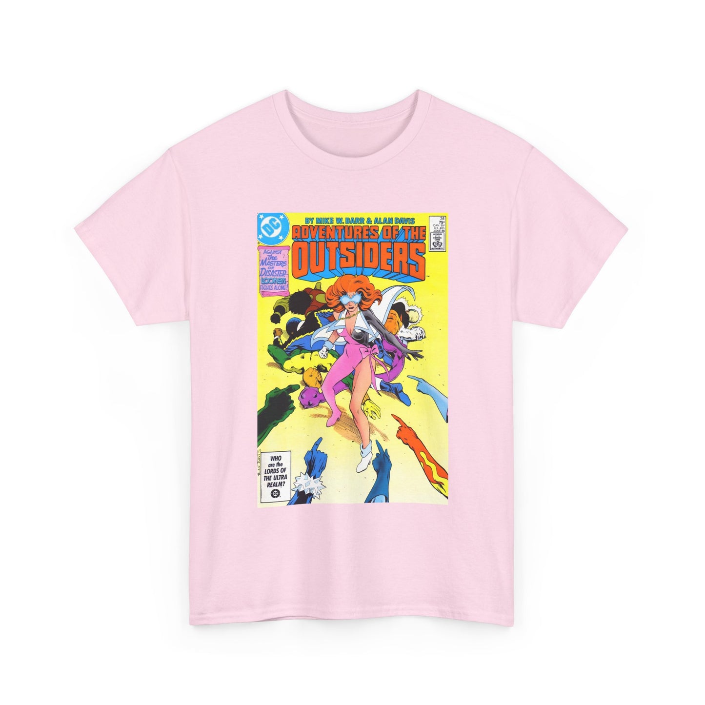 Adventures of the Outsiders #34 T-Shirt - Alan Davis Art - DC Comics