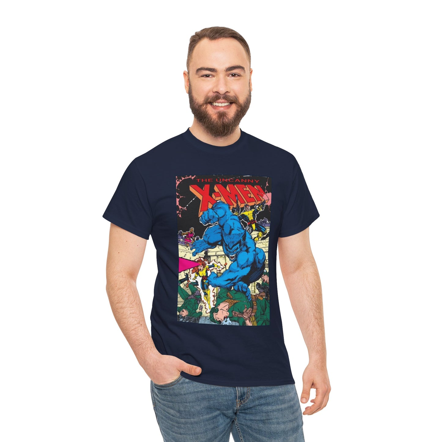 Uncanny X-Men T-Shirt - Jim Lee Art - Beast, Forge - Marvel Comics
