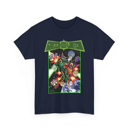 Green Lantern T-Shirt - George Perez Art - Hal Jordan & Alan Scott - Silver Age & Golden Age - DC Comics