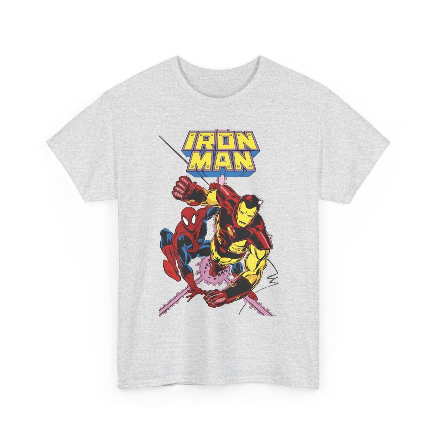 Iron-Man & Spider-Man T-Shirt - Butch Guice Art - Marvel Comics