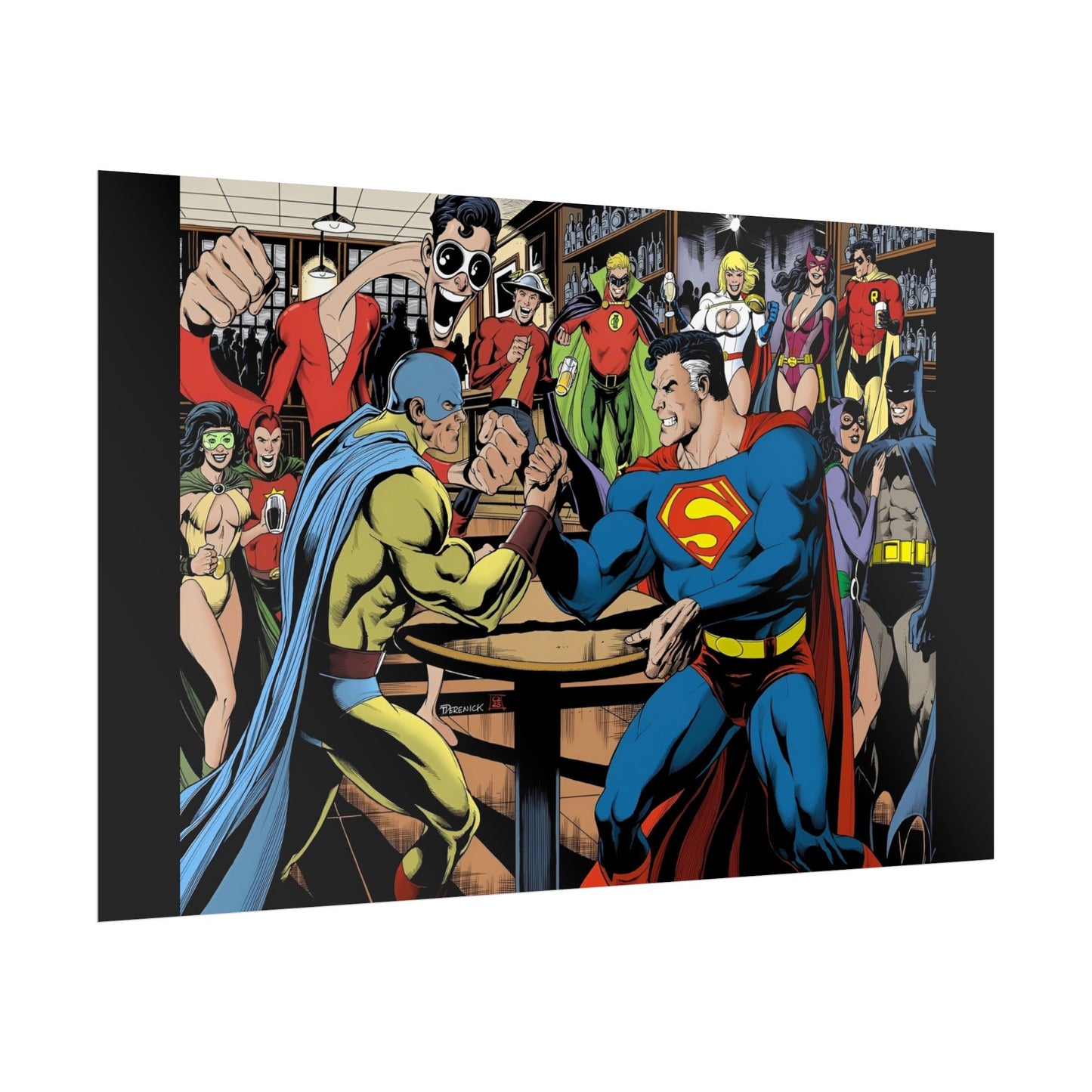 Justice Society of America (JSA) Rolled Poster - Tom Derenick Art - DC Comics - Multiple Sizes Up to 24"x36"