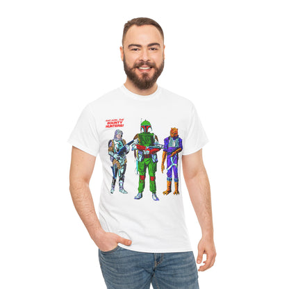 Boba Fett, Bossk, Dengar T-Shirt - Star Wars Bounty Hunters from Empire Strikes Back - Marvel Comics 1980s Art - Alternate Colors