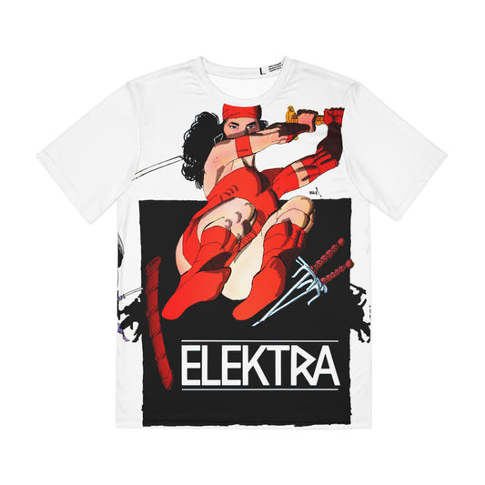 Elektra All Over Print Tee (Polyester) - Frank Miller & Klaus Janson Art - Daredevil Link - Marvel Comics