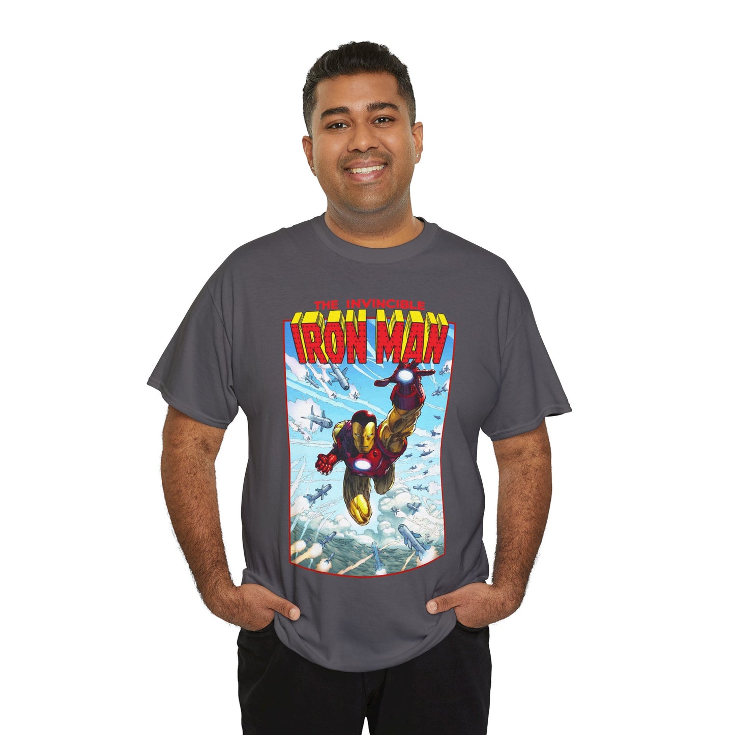 Iron Man T-Shirt - Marc Silvestri Art - Tony Stark Armor - Avengers Member & Leader - Marvel Comics
